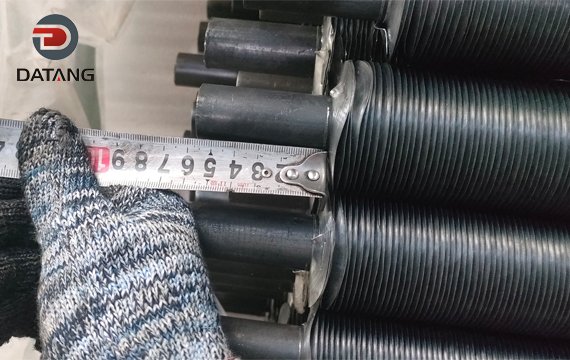 Longitudinal Finned Tubes detection of reserved length at both ends