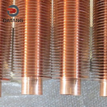 Extruded Fin Tube Copper Tube Copper Fins