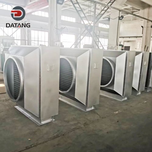 Finned tube radiator for boiler