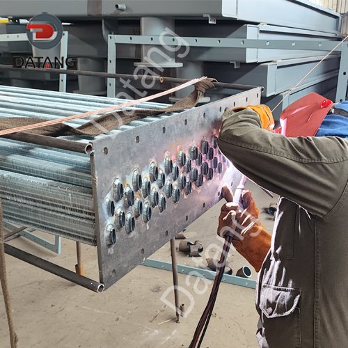 Galvanized elliptical fin tube heat exchangers for drying food