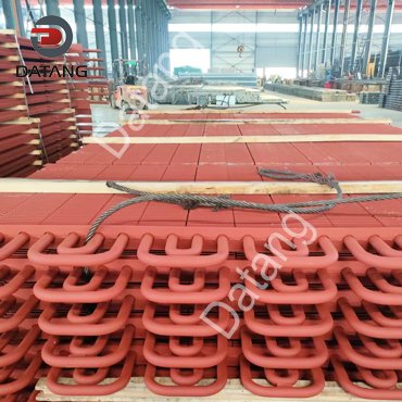 H Finned Tube ND Steel Tube and ND Steel Fins with Anti-Rust Paint