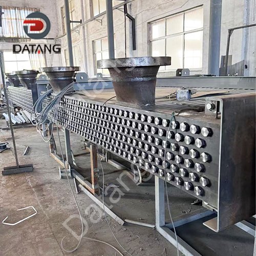 Helically tension wound finned tubes for air cooler