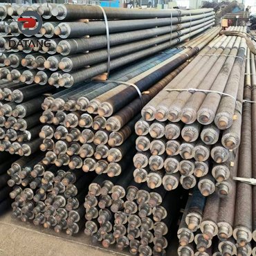 High-frequency welded fin tube for agricultural drying