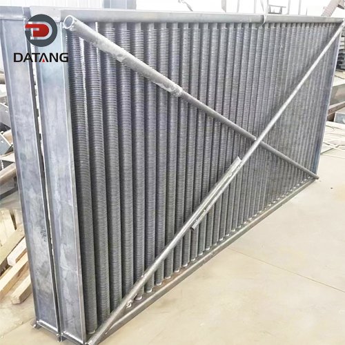 High frequency welded finned tube heat exchanger for air preheater