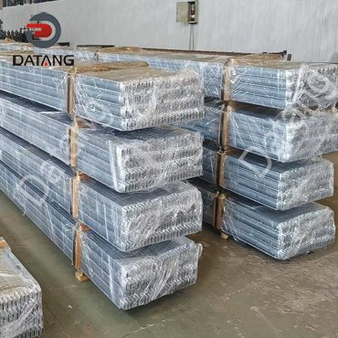 Hot dipped galvanized elliptical finned tube in industrial drying