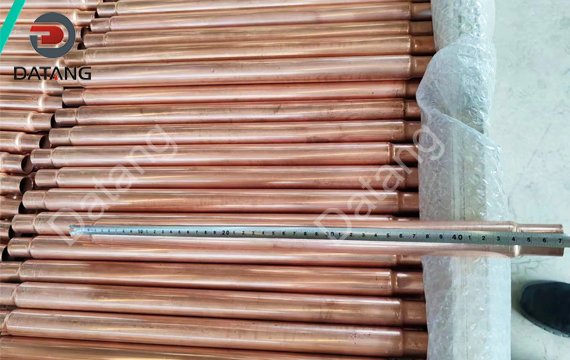 Internally finned tube length detection