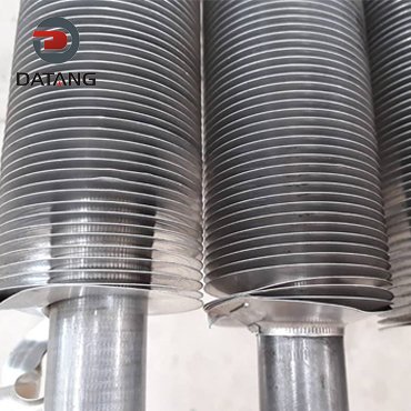 Knurled Finned Tube Stainless Steel Tube Aluminum Fins