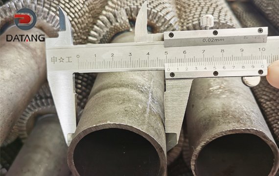 Serrated Finned Tube base tube outer diameter detection