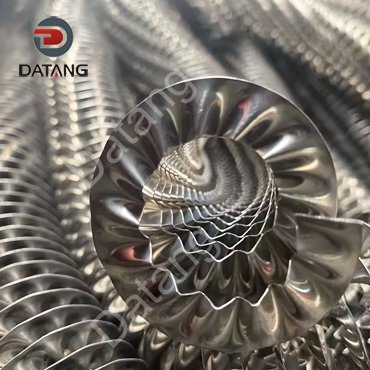 Spiral tension wound fin tube in textile factories