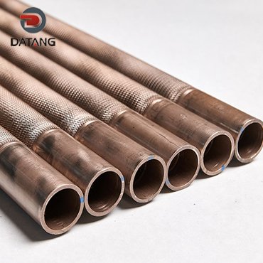 Titanium low fin tube for steam condenser