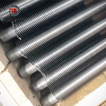 Wrap around fin tube for air cooled heat exchanger in paper mills