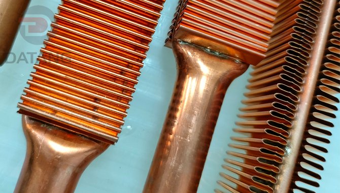 Copper Flat Finned Tube