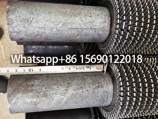 Steel welded serrated finned fin tube for heat exchangers suppliers